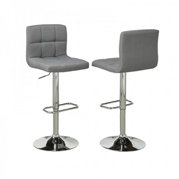 ADJ. BAR STOOL GREY
